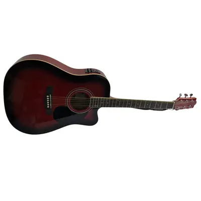 Chitara electro-acustica Flame Pro DG 200 CE RDS