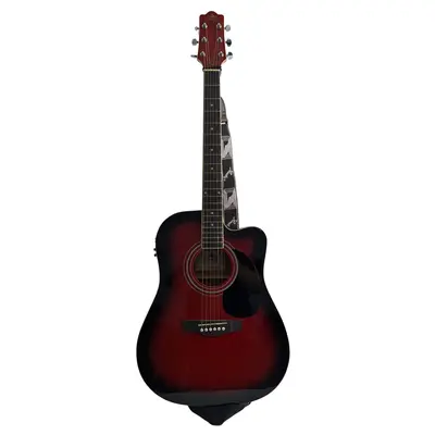 Chitara electro-acustica Flame Pro DG 200 CE RDS 3