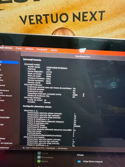 Laptop MacBook pro 13inch 2017 A1708 i5 4