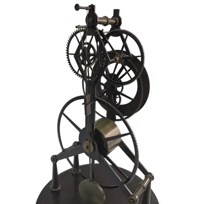 Ceas skeleton mecanic de colecție cu cupolă din sticlă – stil vintage/steampunk 4