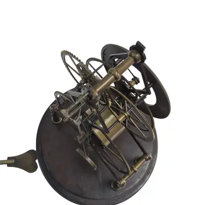 Ceas skeleton mecanic de colecție cu cupolă din sticlă – stil vintage/steampunk 5