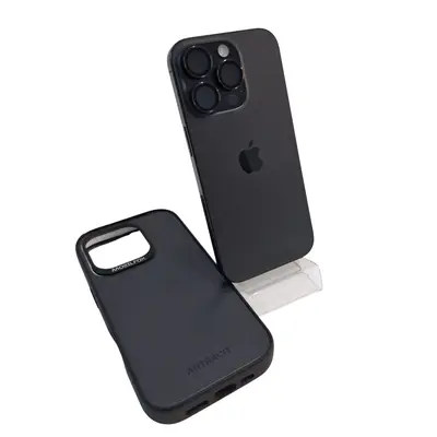 Telefon Apple iPhone 16 Pro, 128GB, 5G, Black Titanium + Husa Mobilfox