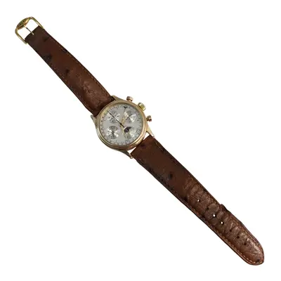 Ceas Aur 18K Gruen David  Cronograf, moon phase 2