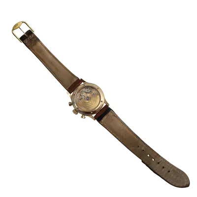 Ceas Aur 18K Gruen David  Cronograf, moon phase 3