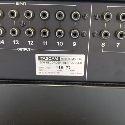 Magnetofon Tascam MSR‑16 + telecomandă RC‑416 – Multitrack analogic de studio 4