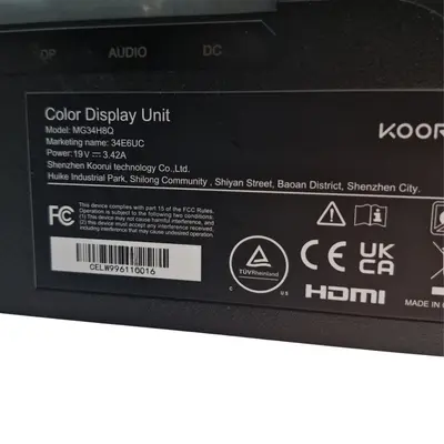 Monitor gaming Koorui, 165 Hz, 3440x1440px, 34 inch curbat 3