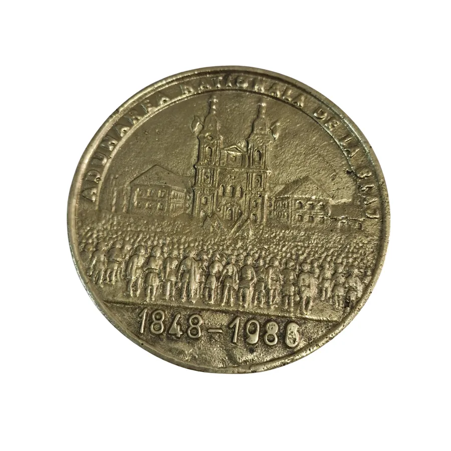 Placheta comemorativa Adunarea Nationala de la Blaj 1848-1986