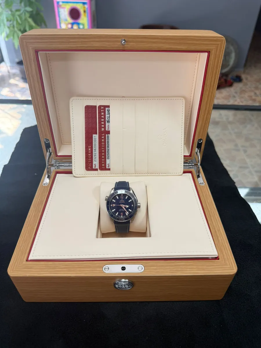 Omega Seamaster Planet Ocean Liquid Metal 37.5mm