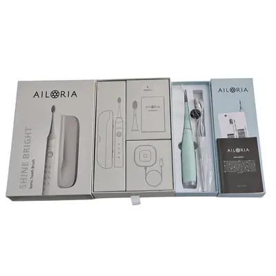 SET Periuță de dinți sonică AILORIA SHINE BRIGHT + Curățător de dinți sonic DEPLAQUED 2