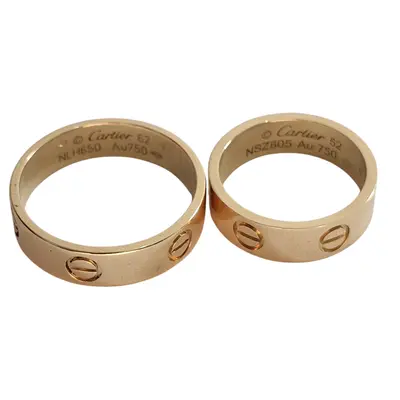 Verighete Cartier, Aur 18k, marimea 62 si 52 3