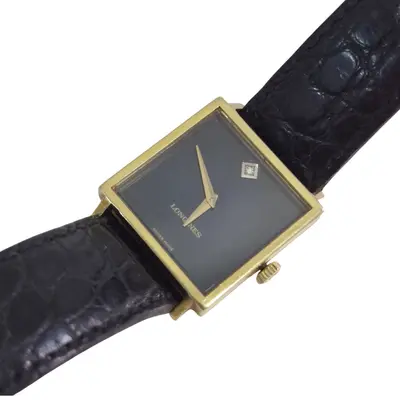 Ceas mecanic Longines vintage, Aur 18k 3