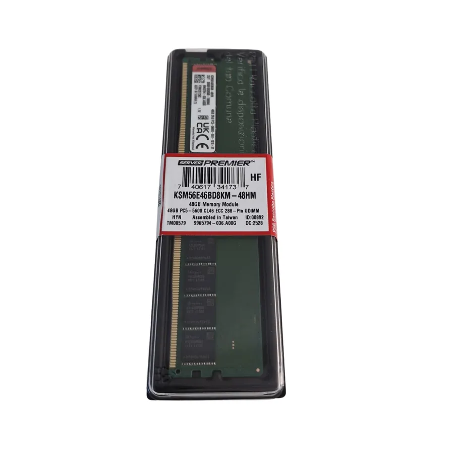 Memorie RAM Server Kingston Server Premier , 48GB, DDR5-5600MHz, CL46