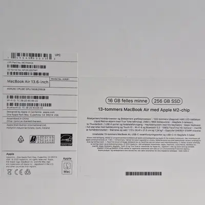 Laptop Apple MacBook Air 13, M2, 16GB RAM, 256GB SSD NOU 4
