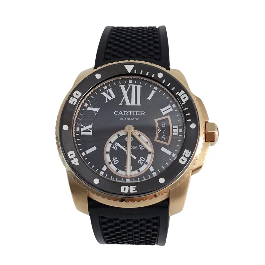 Ceas Cartier Calibre de Diver, aur 18k