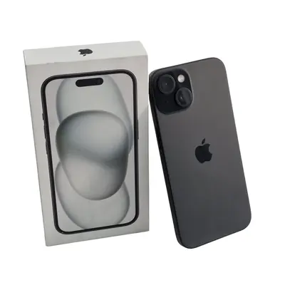 Telefon Apple iPhone 15, 128GB, 5G, Black, 100% baterie