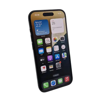 Telefon Apple iPhone 15, 128GB, 5G, Black, 100% baterie 3