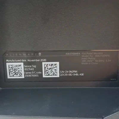 Monitor Gaming Alienware  AW2720HFA 27'', Full HD, 1ms, 240Hz 4