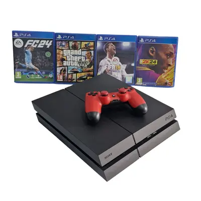 Consola Sony Playstation 4 (PS4), 1TB,4 jocuri,1 controler