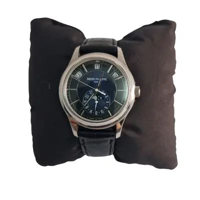 Ceas PATEK PHILIPPE Annual Calendar Moon Phases, Aur Alb