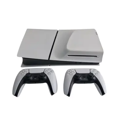Consola PlayStation 5 Slim 1TB, Disc, 2 controlere, dock incarcare + FC25 3