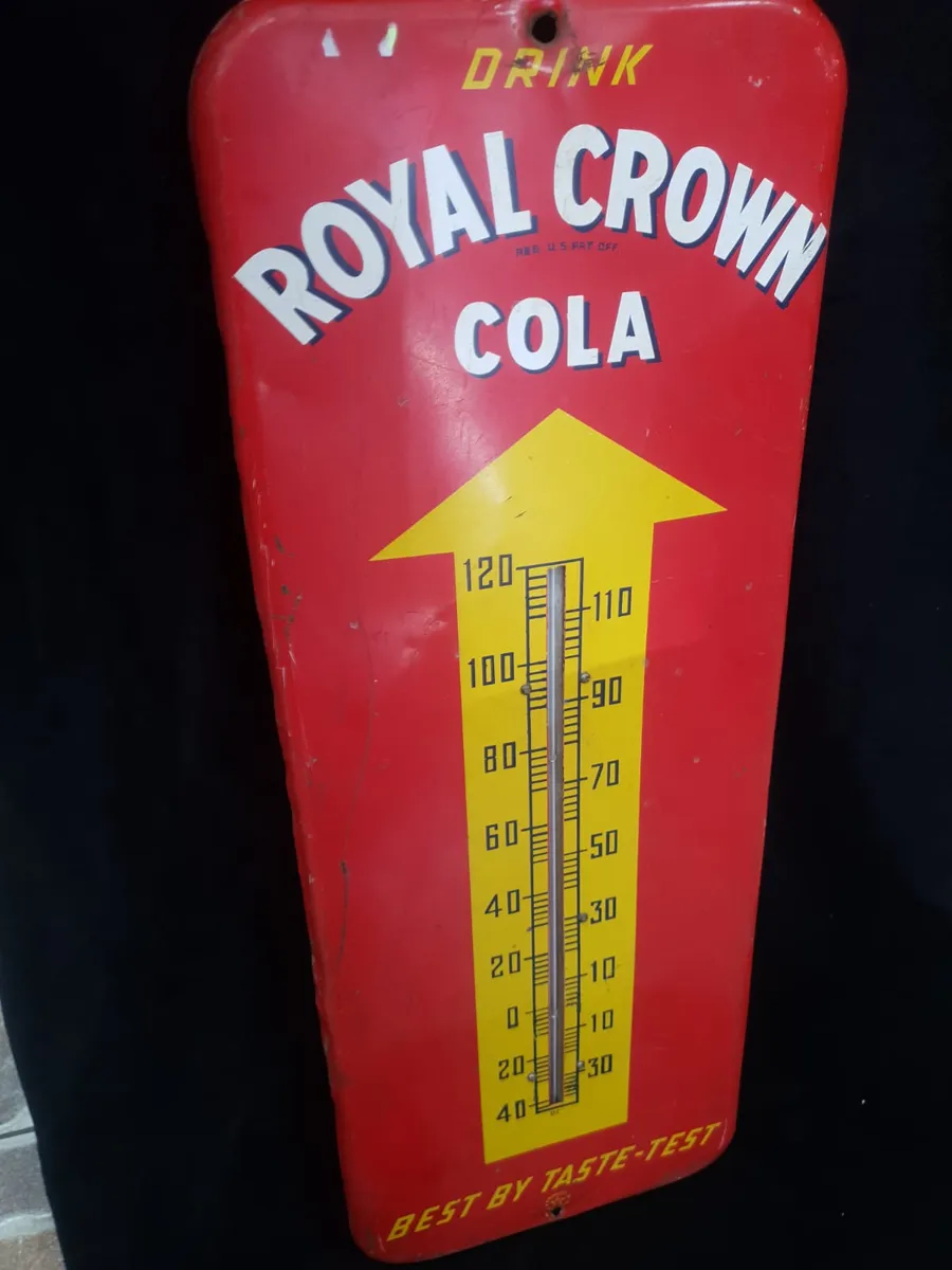 Termometru reclamă vintage Royal Crown Cola