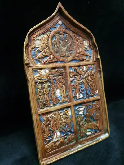 Icoană de călătorie din secolul XIX, 5