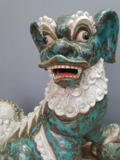 Statuieta Leu Gardian Chinezesc „Fu Dog” 2