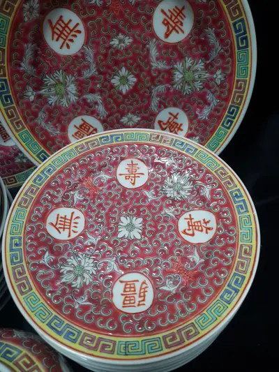 Set de masă chinezesc din porțelan 3