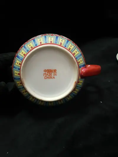 Set de masă chinezesc din porțelan 5