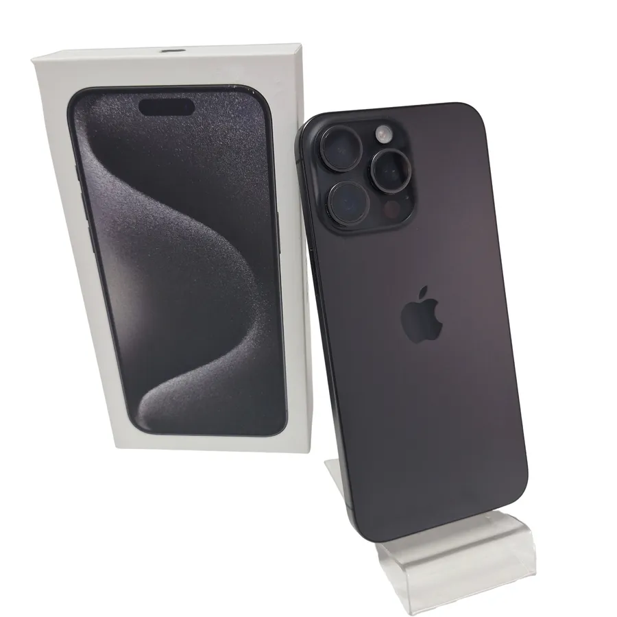 Telefon Apple iPhone 15 Pro Max, 256GB, 5G, Black Titanium