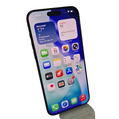 Telefon Apple iPhone 15 Pro Max, 256GB, 5G, Black Titanium 2