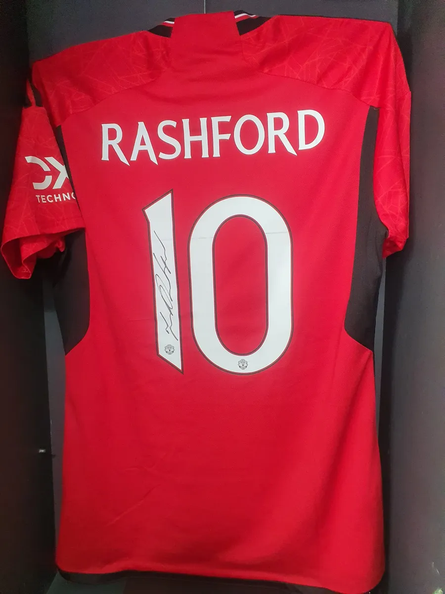 TRICOU Semnat Rashford , Manchester United , Marimea L