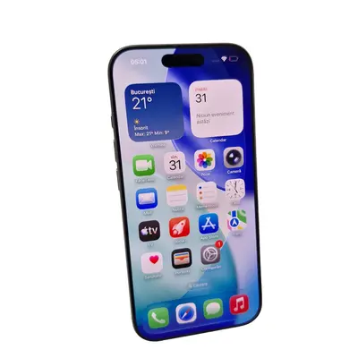 Telefon Apple iPhone 16 Pro, 256GB, 5G, Natural Titanium 3