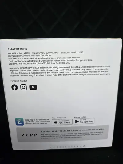Amazfit Bip 6 Smartwatch 4