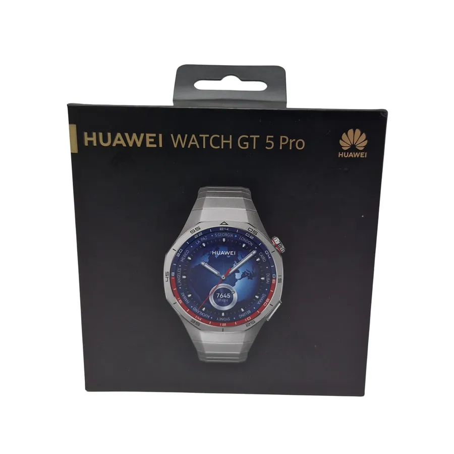 Smartwatch Huawei Watch GT 5 Pro, 46MM, Titanium Case, Titanium Strap