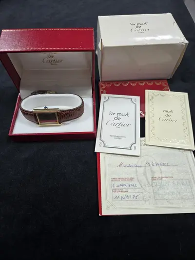 CEAS Cartier Tank Must Trinity Dial Small 5