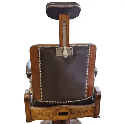 Scaun frizerie vintage Koken “Congress One-Lever” 4