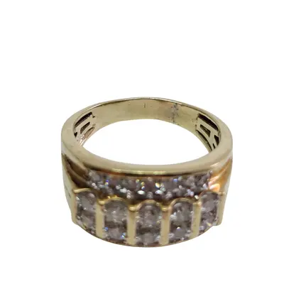 Inel aur 10K cu Diamante, 2 ct, Fred Meyer Jewelers (SUA) 5