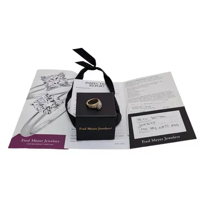 Inel elegant din aur galben 10K cu diamante naturale 1ct, Fred Meyer Jewelers (SUA)