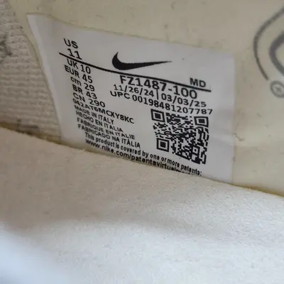 Ghete fotbal Nike Tiempo Legend 10 Elite Luxe FG Fabricat în Italia „Montebelluna - Alb” 4