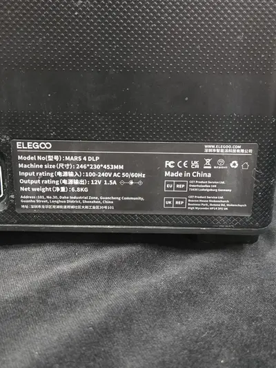Imprimantă 3D rășină ELEGOO Mars 4 DLP 16K 9