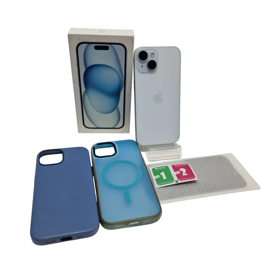 Telefon Apple iPhone 15, 128GB, 5G, 87%, Blue