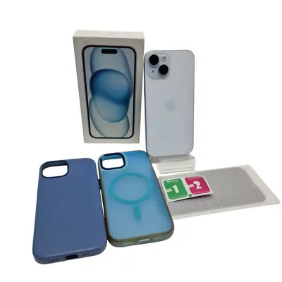 Telefon Apple iPhone 15, 128GB, 5G, 87%,  Blue