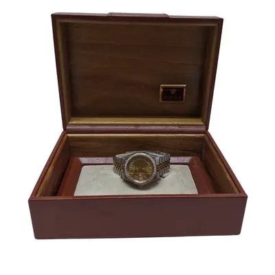 Ceas Rolex Datejust 36mm, aur 18k, otel  si diamante 2