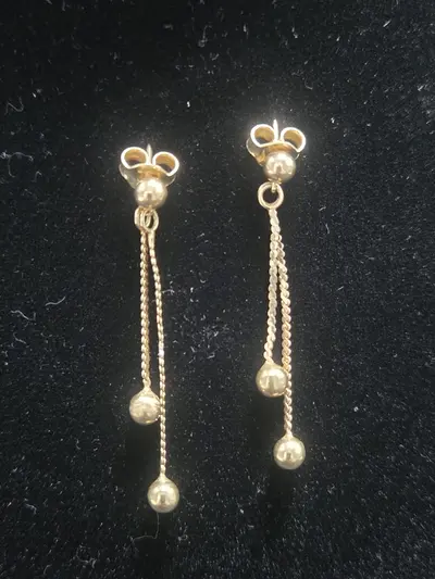 Cercei din aur galben 18K (750)