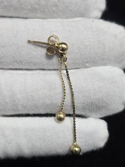 Cercei din aur galben 18K (750) 5