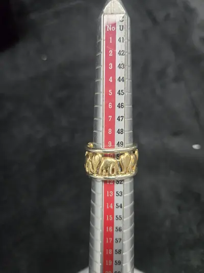 Inel din aur galben 18K (750) 2