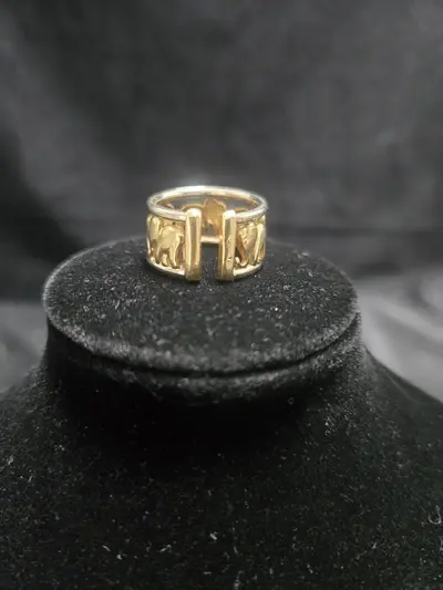 Inel din aur galben 18K (750) 3