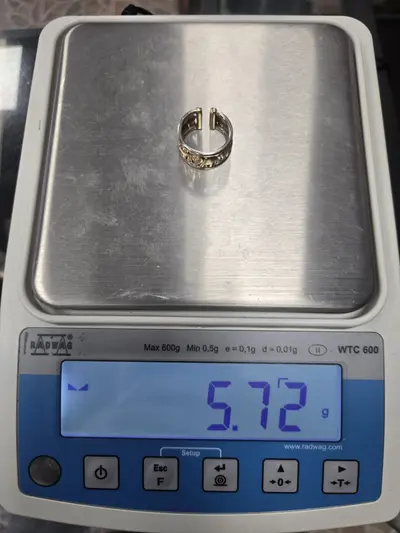 Inel din aur galben 18K (750) 5