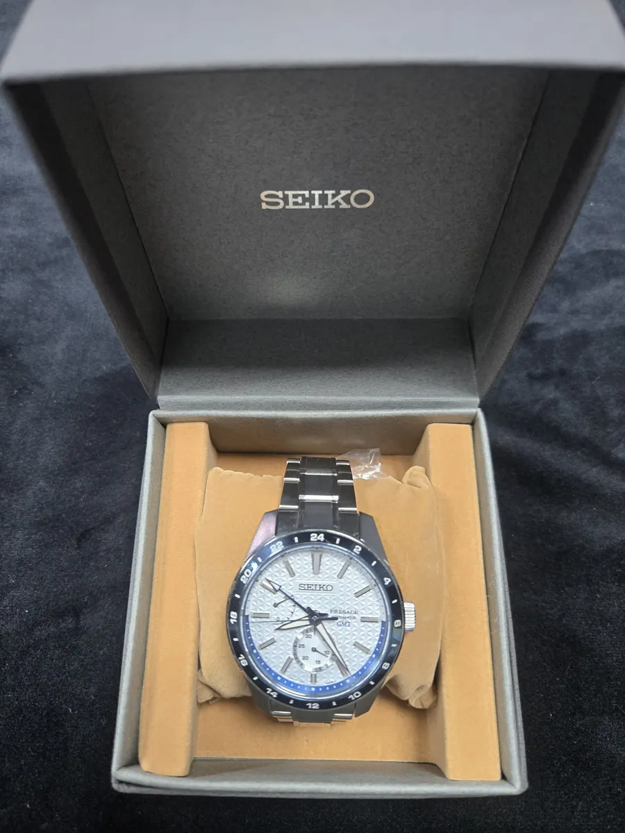 Ceas automatic Seiko Presage GMT – Ediție Limitată 40 mm